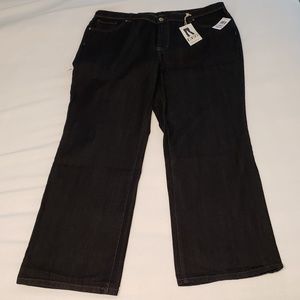 Style & Co. Straight Leg Jeans 22W Dark Wash